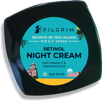 Pilgrim Retinol Night Cream with Vitamin C | Anti Ageing | For Wrinkles & Fine Lines  (8 g)