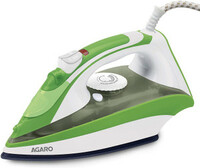 AGARO Edge+ Steam Iron 1600W with Non-Stick Sole Plate, Variable Steam Control & Spray/Steam/Dry Function 1600 W Steam Iron  (Green)