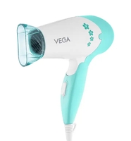 VEGA VHDH-20N Insta Glam Foldable 1000 Watts Hair Dryer - White & Blue - Dryers for Unisex 25640836 | Myntra