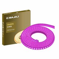 Bajaj Celesta Led Rope Light 120L 5M Cdl | 3.5 Kv Surge Protection | Energy Efficient | Waterproof | Rust Resistant | Water Resistant | 5 Mtr | Pink