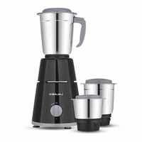 Zepto : Bajaj GX-1 Mixer Grinder 500W | Superior Mixie For Kitchen |3 Stainless Steel Mixer Jars, 2-In-1 For Dry Grinding |Blade Function With Titan Motor, Black