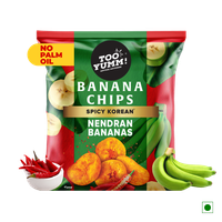 Too Yumm Spicy Korean Banana Chips 75gms | Made with Nendran bananas | No Palm Oil | 100% Veg