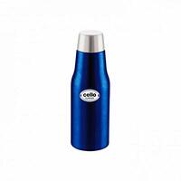CELLO Ivana Stainless Steel Double Walled Water Bottle, Hot and Cold, 900ml, 1 Unit, Blue