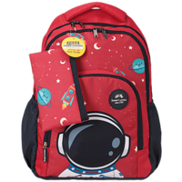 Faber castell School Bag Astronaut - 6 Yrs+ Red, 1 pc