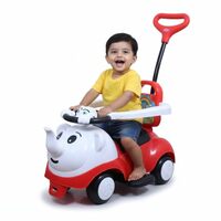 Mama Push Car/Magic Car Ride-On Toy Car for Kids (1-12 Year Old), Panda Car (Simplified Premium Design Strong & Durable Toys) with Parental Handle