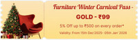 Flipkart Furniture Winter Carnival Pass - Gold  (05th Jan 2026)