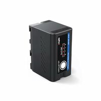 DIGITEK® (NP F750 C USB) Lithium-ion Rechargeable Battery for Ring Light, Video Light, Stick Lights, 6000mAh, Type C Charging, for Sony NP-F, CCD-TRV215, TR917,TR315, HDR-FX 1000, HVR-V1U, Z7U & More