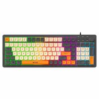 Ant Esports MK800 Pro Wired Mecha Membrane Backlit Gaming Keyboard  Grey, Beige, Orange
