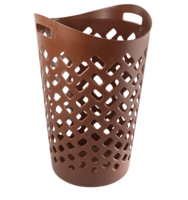 Cello Flexi Plastic Laundry Basket Brown 50L(location specific)