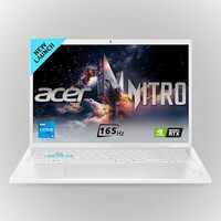 Acer Nitro Lite 16, Intel Core i5-13420H Processor,NVIDIA GeForce RTX 4050-6 GB GDDR6, 16GB/ 512 GB, 16.0"/40.64 cm, 165 Hz, Win 11 Home, White, 1.95 kg, NL16-71G, Backlit KB,Gaming Laptop