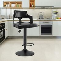 ASTRIDE Alpha High Bar Chair for Home/Kitchen Stool in Black