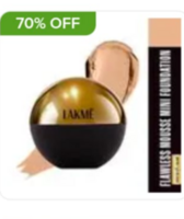 70% off on Lakme Beauty Products Start Rs.158 At Bigbasket 
Available Gurgaon check yours 