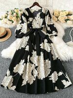  Women Fit and Flare White Dress on Flipkart