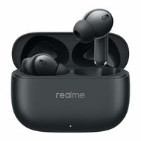 realme Buds T310 True Wireless in-Ear Earbuds with 46dB Hybrid ANC, 360° Spatial Audio, 12.4mm Dynamic Bass Driver, Upto 40Hrs Battery and Fast Charging (Vibrant Black)