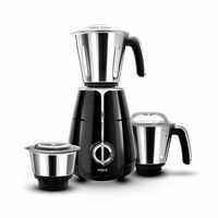 Wipro Elato FMG204 1000 Watt Mixer Grinder with 3 Jars(Wet Grinding Jar (1.5 L) + Dry Grinding Jar (1.2 L) + Chutney Jar (0.5 L)), 100% Copper Motor, 5 Years Motor Warranty, Doorstep Service,Black