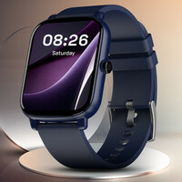 Noise Icon Buz 1.69" Display with Bluetooth Calling, Built-In Games, Voice Assistant Smartwatch  (Blue Strap, Regular)