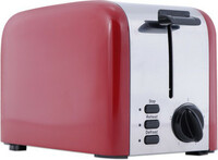 WONDERCHEF Pop Up 2 Slice Toaster Crimson Edge, 850W, 5 Browning Controls, Removable Crumb Tray, 2 Years Warranty, Red 850 W Pop Up Toaster  (Red)