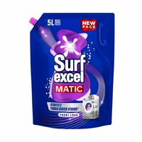 Surf Excel Matic Front Load Liquid Detergent 5L- Lowest price Amazon Fresh Pincode Specific 