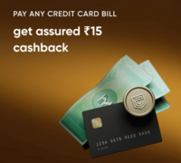 CRED  Flat 15/25 cashback on 1000 credit card bill payment (user specific)