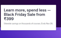 Black Friday Sale Sitewide deals from ₹399