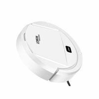 Robot Vacuum Cleaner Multifunctional Rechargeable Mini for Home Pet Hair White Lite