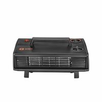 Orient Electric Heat Convector Compact Heater | 2000W with two heat settings | Quick Heating with two fans | Neon Indicator| 2-year warranty by Orient | Black