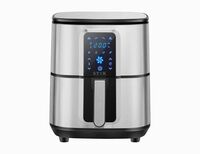 SToK (ST-AFD110-S) Air Fryer Max | Digital Touchscreen with 8 Presets, 6.5 Liter 1800-Watts Electric Fryer Oven & Oil-Less Cooker for Roasting