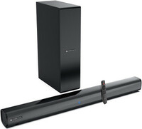 ZEBRONICS JUKE BAR 3903 (SBSPK C6), Virtual 5.1 Surround, Dual Driver, BTv5.1 120 W Bluetooth Soundbar (Black, 2.1 Channel)