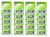 INVENTO 20pcs 23AE 12V Alkaline Battery Non Rechargeable High Voltage Cell Car Remote A23, V23GA, MN21