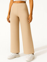 Buy Fabflee Women Striped High Rise Parallel Trousers - Trousers for Women 36752210 | Myntra