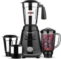 Sansui Pro 500 W Juicer Mixer Grinder  (Blaze | 4 Jars | Black)
