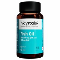 HK Vitals Fish Oil 1000mg with 180mg EPA and 120mg DHA