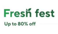 Zepto - Fresh Fest -  Up To 80% Off on Fruits and vegetables + Milk at 10% Off