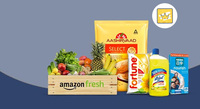Pay ₹500 Credit Card Bill and Unlock ₹125 back on ₹999 at Amazon Fresh