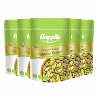 Happilo Premium Unsalted Pistachio Kernels 150g|Healthy Snacks, Dry Fruits, Pista| Super Crunchy & Delicious | Non GMO |, Rich In Protein, Phosphorus, | Dietary Fibre | Premium Nuts (Pack of 5)
