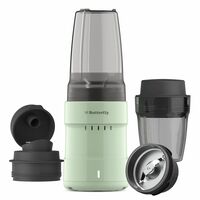 Butterfly Pestle Pro Blend Mixer Grinder | Smoothie Maker with 2 Tinted Inward Locking Jars 