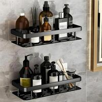 Oslen Self-Adhesive Multipurpose Wall Mounted Bathroom Shelf