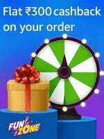 Amazon Fun Zone - Get Guaranteed 50/75/100/500 Cashback on Order above 250 & Chance To win Flat 100/300 Cashback on Your