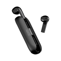 Croma Sliding TWS Earbuds with Passive Noise Cancellation (IPX4 Waterproof, 30 Hours Playback Time, Black)