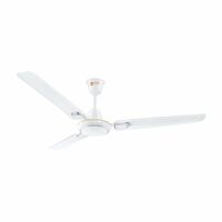 Orient Electric 1200 mm Pacific Air Déco| Decorative ceiling fan | Powerful airflow| BEE1 Star Rated | 2-year warranty | White Silver, pack of 1