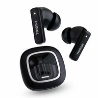 Apex S1 with Dual Pairing, 100H Battery, Quad Mic ENC, Rapid Pair, Rubber Finish Bluetooth (Midnight Black, True Wireless)