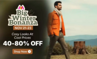 Myntra Big Winter Bonanza Sale 40-80% off & 10% off on Credit Cards (21st - 23rd Nov)