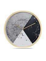 French Connection Elegant Analog Tricolour Dotted Round Wall Clock - Size: 12 Inches - FCWC15-A