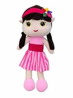 MGP Creation Soft Plush Toy/Soft Toy for Girls/Huggable Doll/Gift for Birthday Girl with Pink Blouse -30 cm