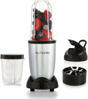 NutriPro Blender 500 W Juicer Mixer Grinder (Nutri | 2 Jars | Silver)
