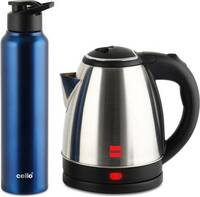 Cello Kettle 1.5 L with 1000 ML Water Bottle