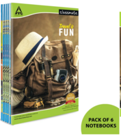 Flipkart Minutes - Classmate Notebook A4 Single Line 172 Pages Pack of 6(location specific)