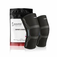 Cockatoo Elbow Support for Gym, Elbow Sleeve for Men,Elbow Sleeve for Support and Compression, Comfortable and Breathable Elbow Brace for Sports and Recovery(Pack of Two)