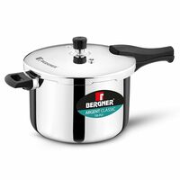 Bergner Argent Classic Triply Stainless Steel 8 Liters Outer Lid Pressure Cooker