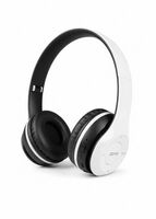 Newest Boom Beat Headphones Built-in Microphone Bluetooth Headset (White, On the Ear)